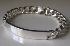 gourmette argent